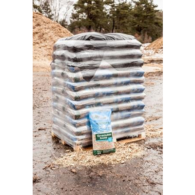 EO2 Holzpellets – Palette mit 66 Säcken à 15 kg (≈1'000 kg)