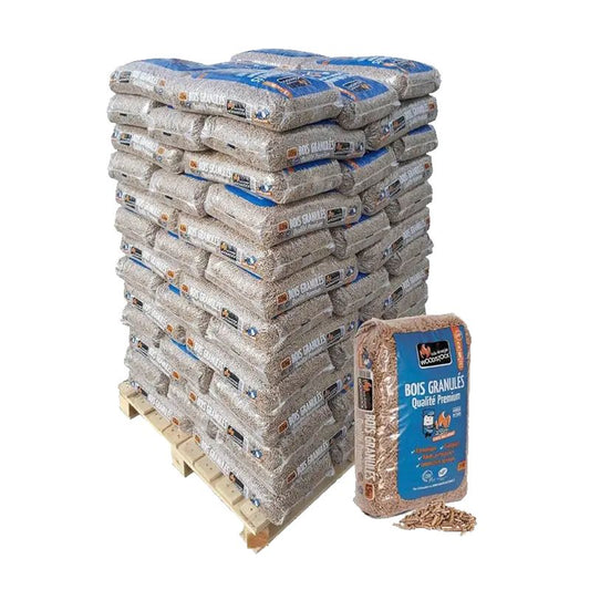 Woodstock Holzpellets – Palette 78 Säcke à 15 kg (1'170 kg)